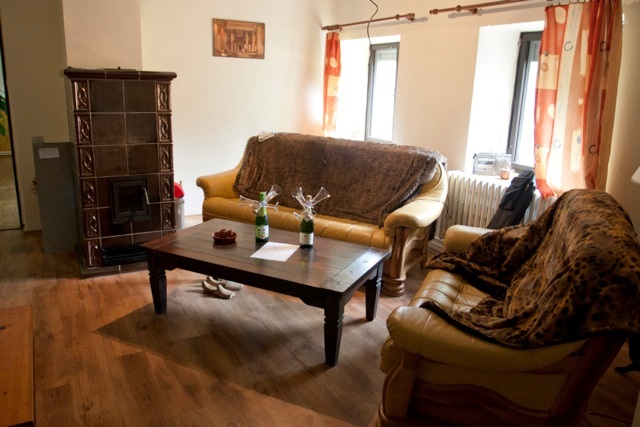 Interiér chalupy Novohradsko