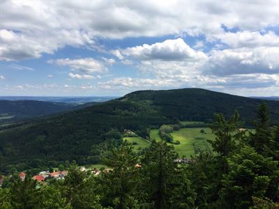 Kraví hora - pohled na Vysokou